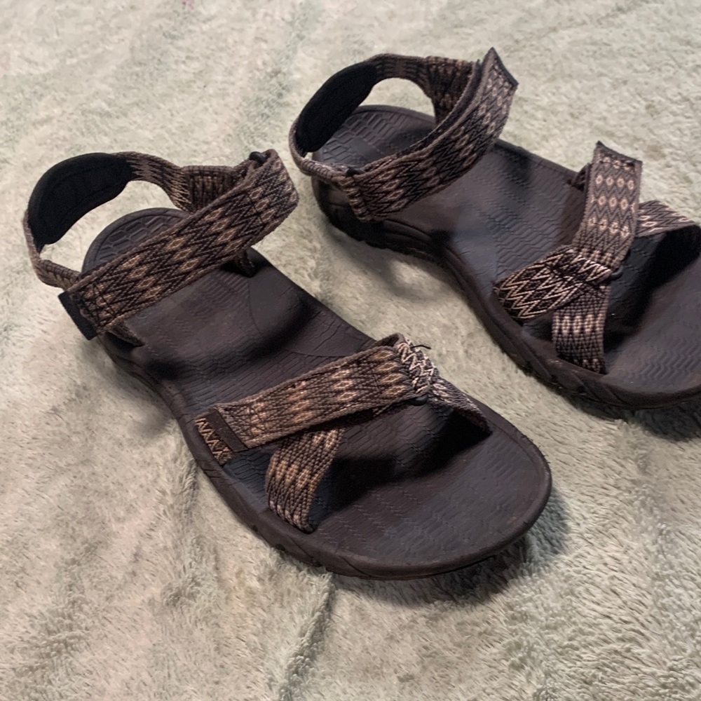 Stylish Black and Brown Women's Sandals